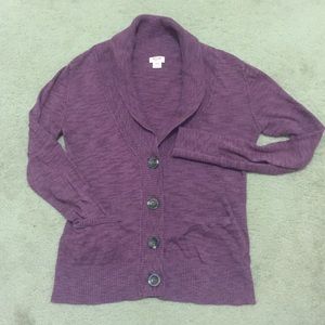Long sleeved cardigan with pockets